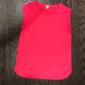 J. Crew Factory Drapey Sleeveless Blouse.